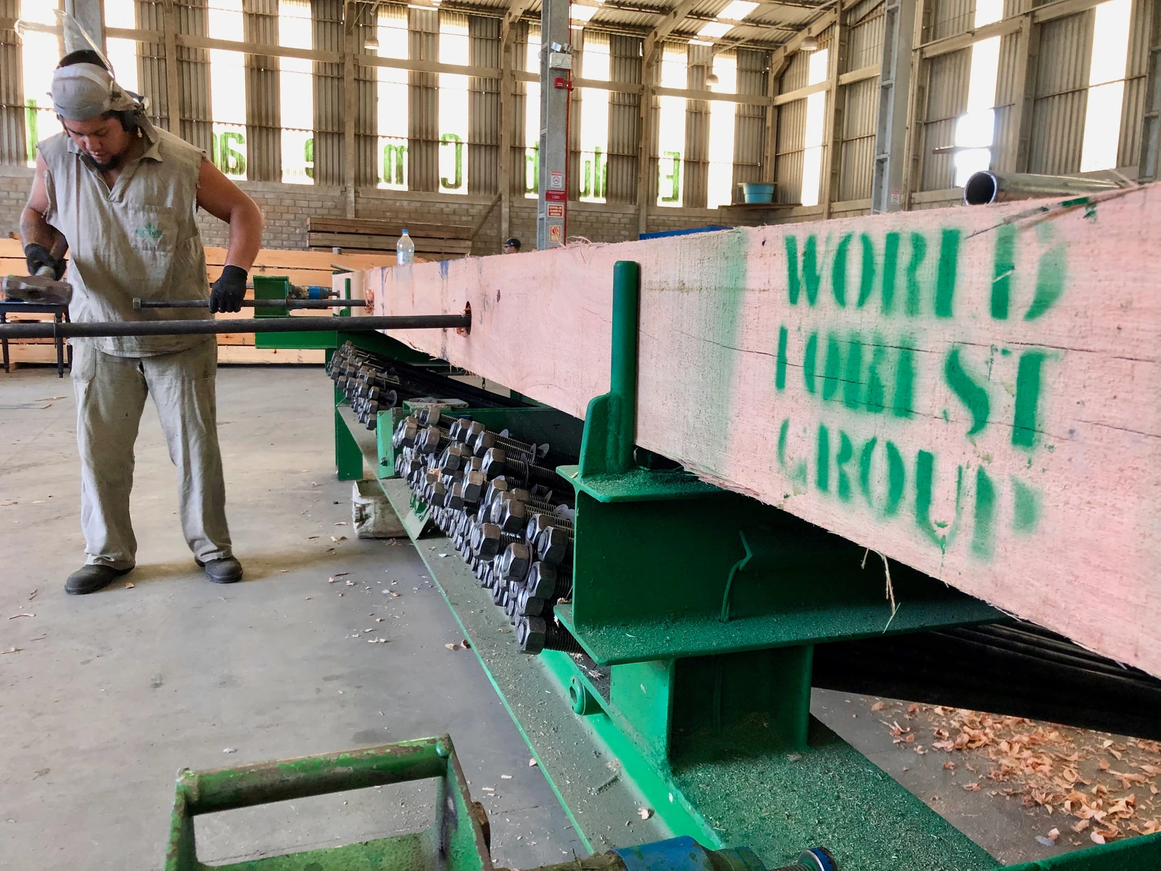 WFG Live Timber Mat Production