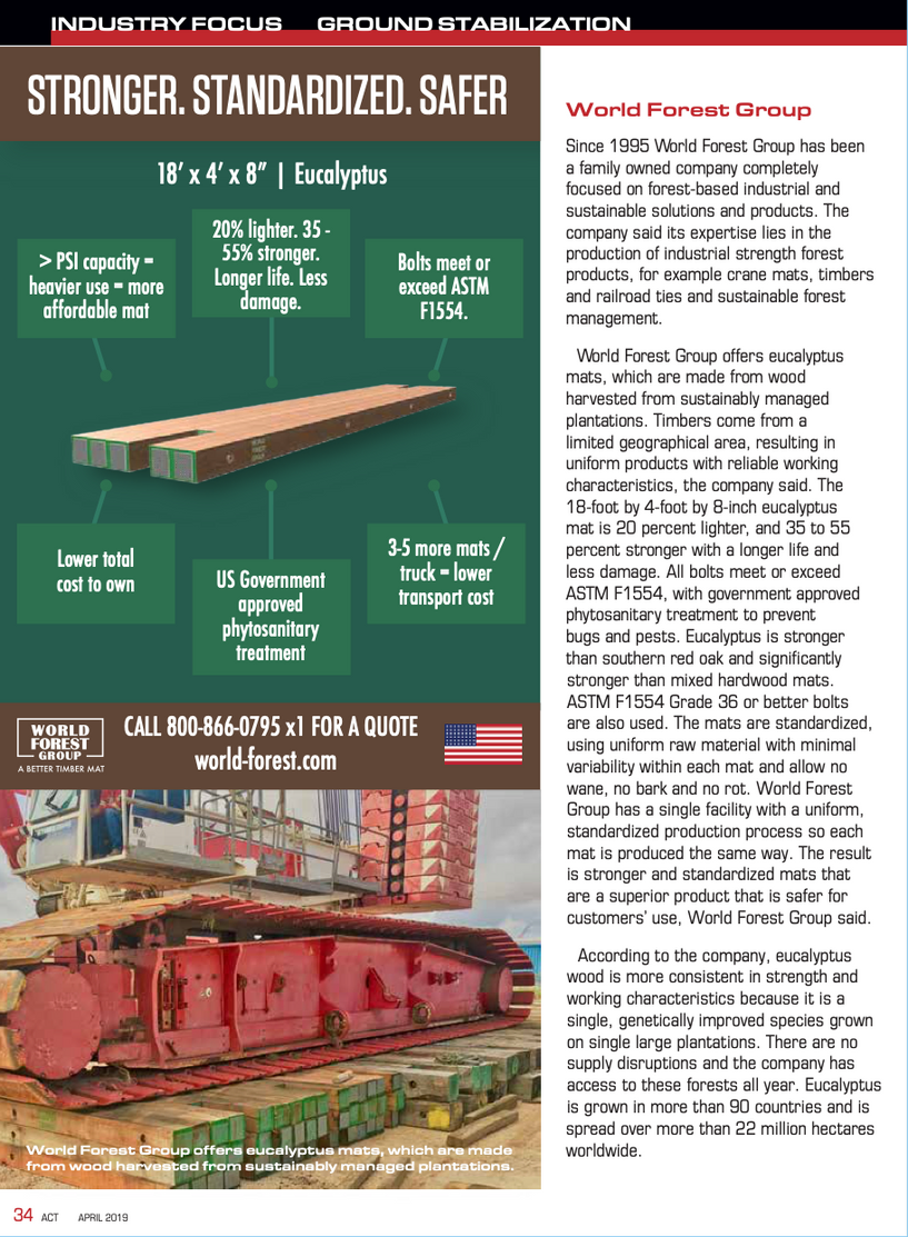 ACT Heavy Lift Crane Features