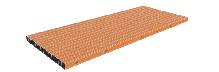 3d Edited Timber Mat Model