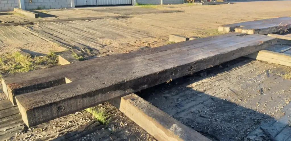 How to Destroy a Eucalyptus Mat | Strong Mats | World Forest Group 18x4x8 pipelines mat