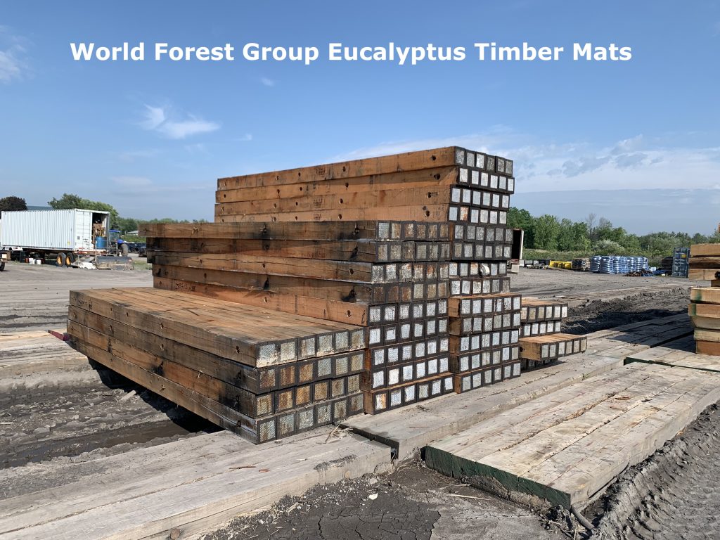 Eucalyptus timber mats