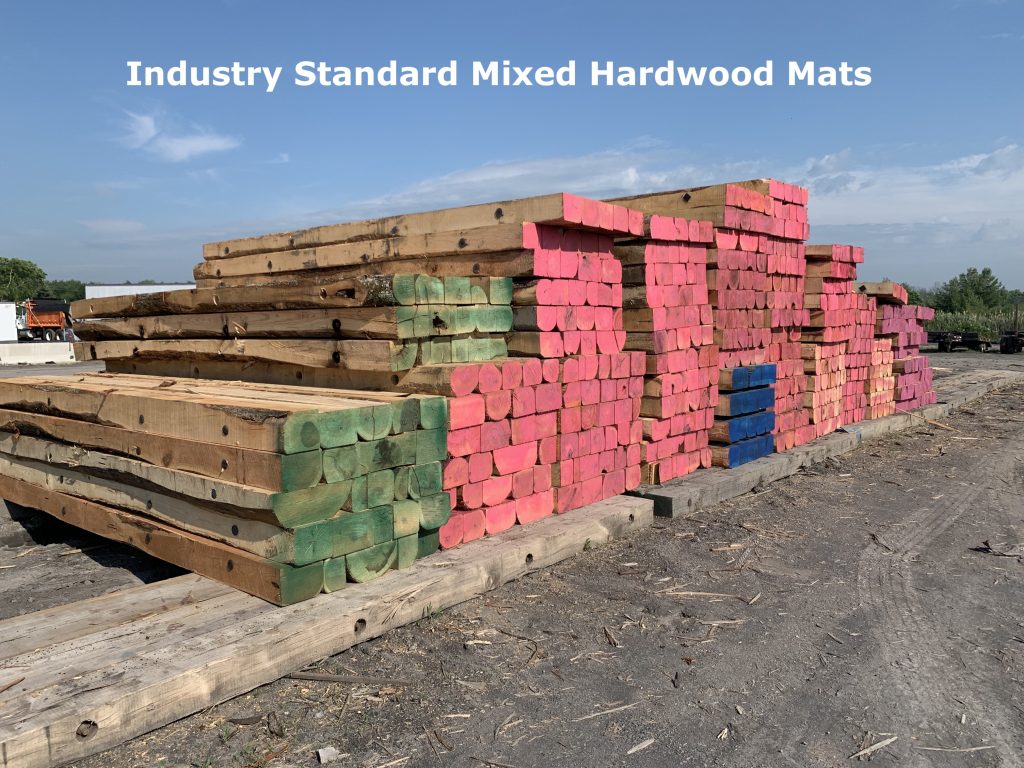 Typical mixed hardwood mats